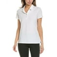 thumbnail image 1 of adidas womens  Ult Solid Polo Shirt, L, White, 1 of 2