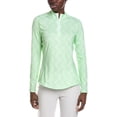 thumbnail image 1 of adidas womens  Ultimate365 1/4-Zip Pullover, s, Green, 1 of 2