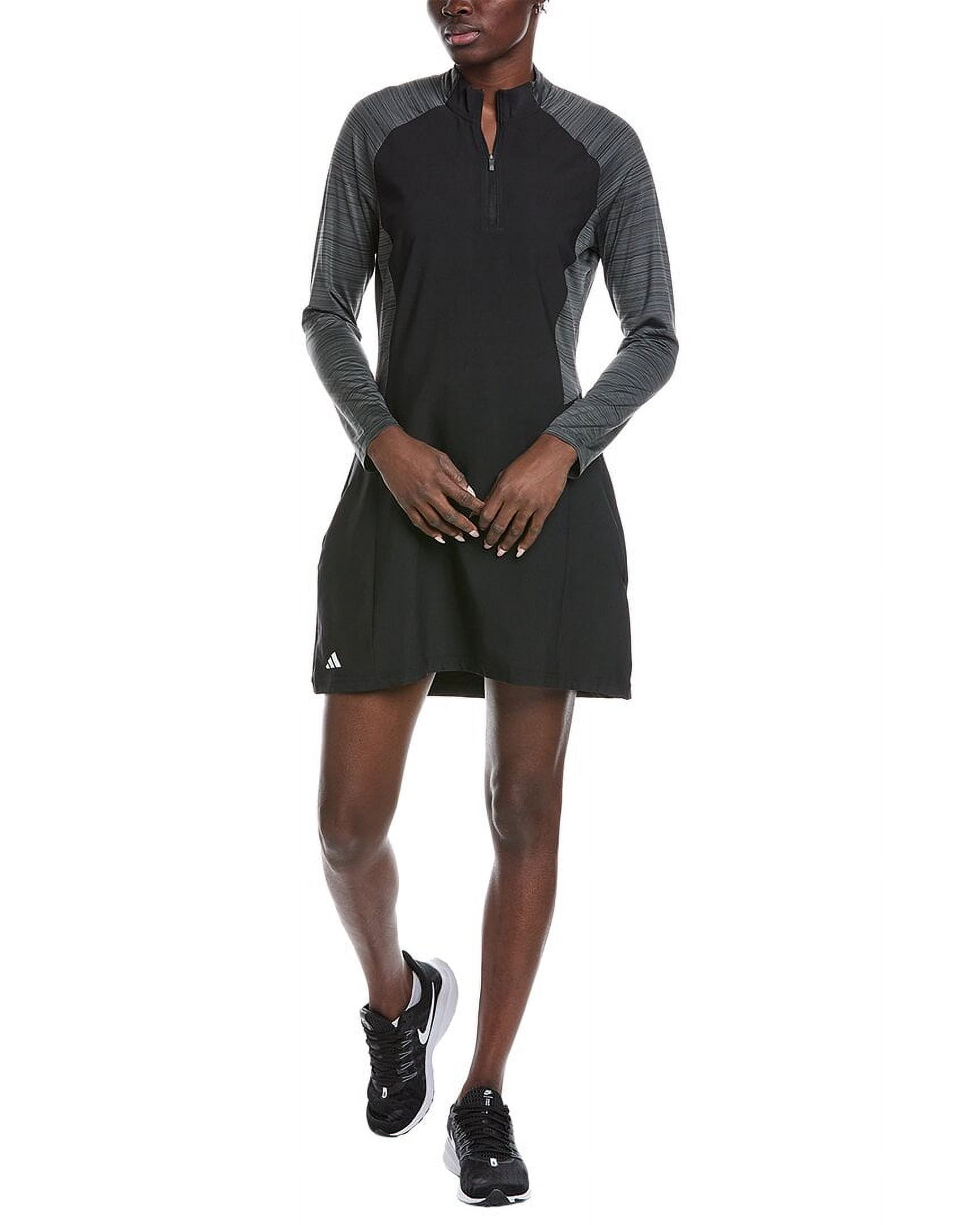 adidas mini dress black womens Ultimate365 Dress, L, comfortable and focused on 34R Skater Dress Puff Sleeve Size:2XSmall