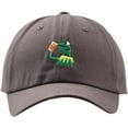 thumbnail image 1 of adjustable kermit the frog embroidered baseball cap - unisex classic dad trucker hat, 1 of 6