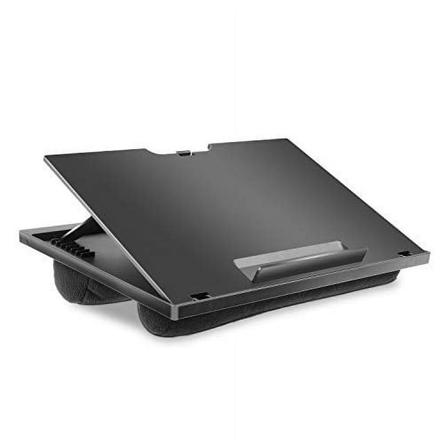 adjustable lap desk with 8 adjustable angles & dual cushions laptop