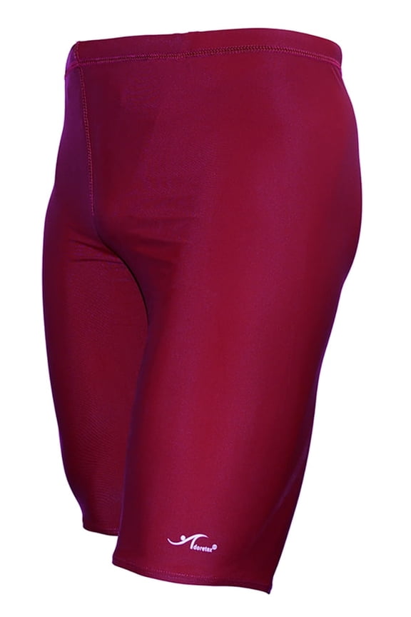 boy's/men's xtra life lycra solid swim shorts jammer swimsuit (mj001) - maroon - 34