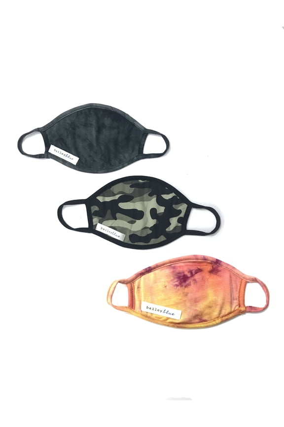 adult reusable washable 3 pack face mask/FMAB