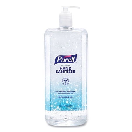 advanced refreshing gel hand sanitizer, clean scent, 1.5 l pump bottle | Bundle of 2 Each