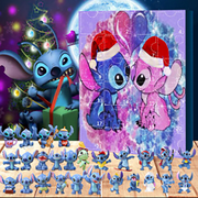 advent calendar 2023 adult,24 Days Countdown Calendar Toys with Monchhichi Stitch for Kids Adult Party Favors, Classroom Prizes, Xmas Gift