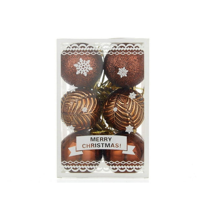 adviicd 12ct Christmas Ornaments, Shatterproof Christmas Ball Ornaments Set, White Gold Hanging