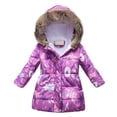 thumbnail image 1 of adviicd 5t Winter Coat Baby Kids Girls Winter Thick Warm Hooded Windproof Coat Outwear Jacket Snow Jacket Youth, 1 of 5