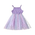 thumbnail image 1 of adviicd Baby Girl Dress Toddler Kids Girls Sleeveless Strap Tulle Patchwork Summer 5 Year Old Girl Winter Clothes, 1 of 5