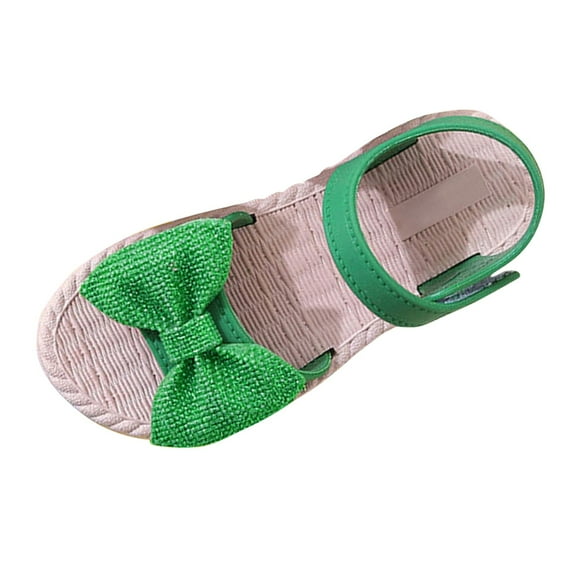 adviicd Baby Girl Sandals Girls Sandals Toddler Girls Sandals Little Girls Kids Summer Princess Shoes Toddler Sandals (Green,8.5)