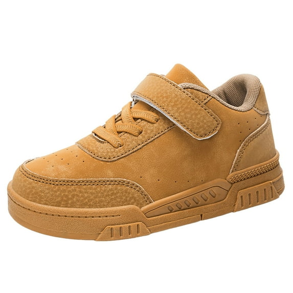 adviicd Baby Toddlers Little Kids Boy's Girl's Breathable Fashion Sneakers Walking Running Shoes (Khaki,12)