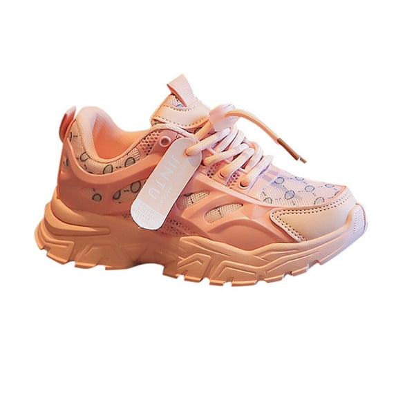 adviicd Baby Toddlers Little Kids Boy's Girl's Breathable Fashion Sneakers Walking Running Shoes (Red,9.5-10 Years)