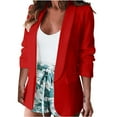 thumbnail image 1 of adviicd Blazer Women Classic Blazer Jackets Business Casual Boyfriend Fashion Plus Size Lightweight Womens Petite Wool Coat Jacket Coat, 1 of 5