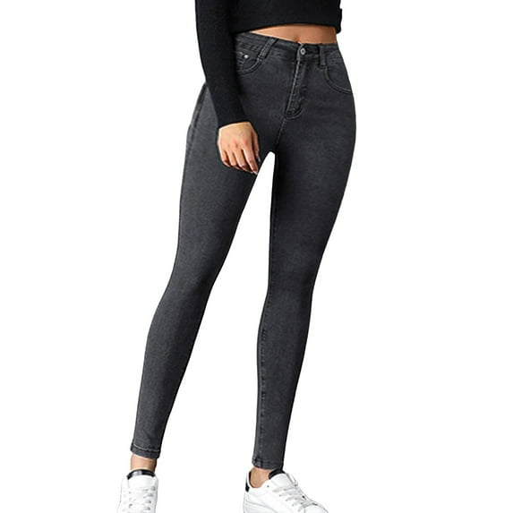 adviicd Boot Cut Jeans for Woman Jeans Women Ripped Bootcut Stretch Jeans Button Up Trendy Grey,XXL