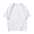 thumbnail image 1 of adviicd Boys Adaptive Short Sleeve T-Shirt (White,5-6), 1 of 3
