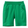 thumbnail image 1 of adviicd Boys Shorts Basketball Kids Soccer Running Gym Solid Shorts Active Sports Shorts (Green,8-9 Years), 1 of 2