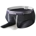 thumbnail image 1 of adviicd Boys Underwear Boxers Briefs For Men Men's Underwear Classic Full Rise Brief Black L, 1 of 3