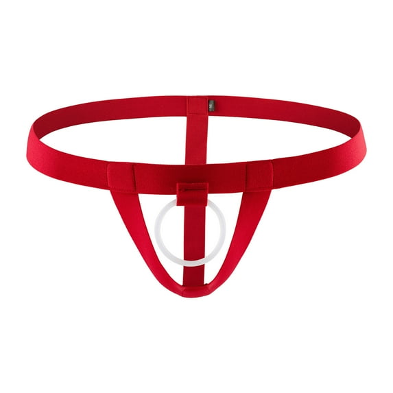 adviicd Boys Underwear Mens Underwear Boxer Briefs Men's Jockstrap Supporter Youth Breathable Cotton Underwear Red L