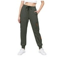 thumbnail image 1 of adviicd Cargo Joggers for Women High Waisted Scrub Joggers Draswstring Elastic Waist Stretchy Pants with Zip Pockets (Dark Gray, XL), 1 of 7