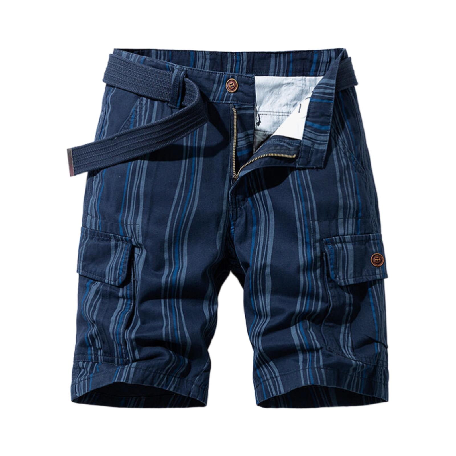 adviicd Cargo Shorts for Men Mens Cargo Shorts Outdoor Fashion Casual ...