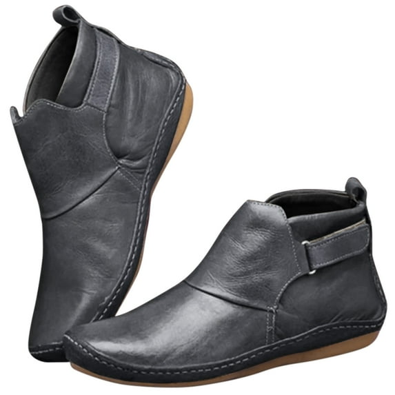 adviicd Chelsea Boots Women Suede Booties Comfort Classic Chelsea Flat Ankle Boots