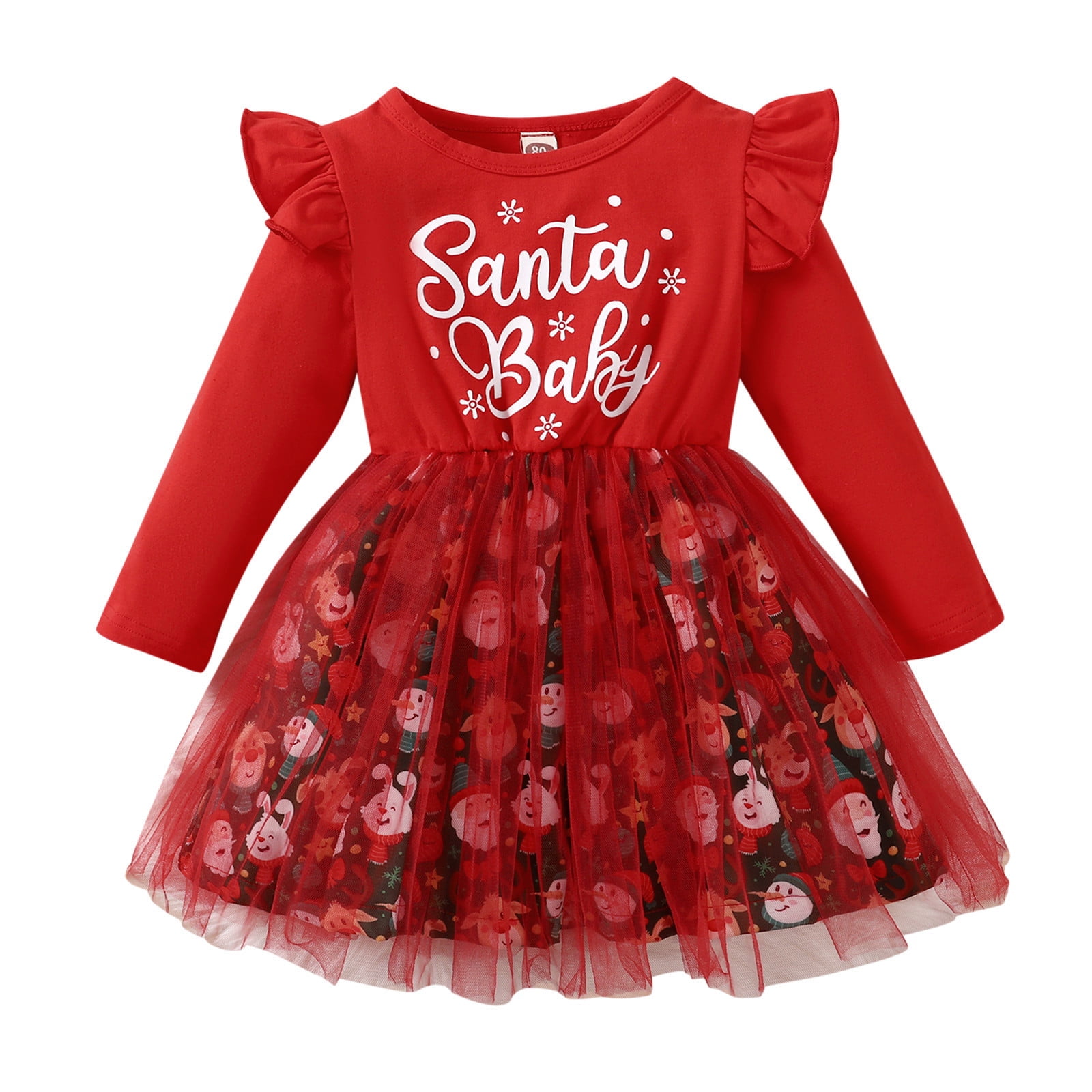 adviicd Christmas 24 Months Girls Clothes Girls Child Christmas