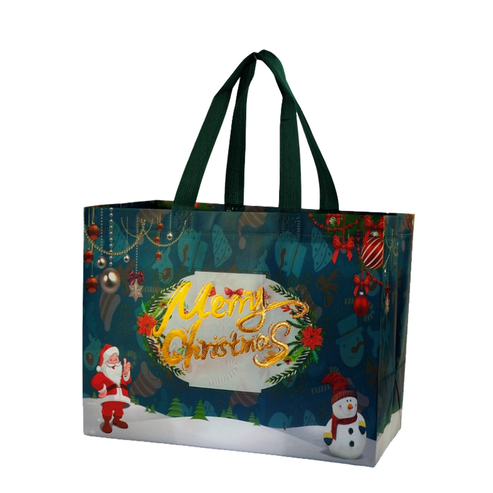 6 Pack Extra Large Christmas Gift Bags - Jumbo 20x16.5x7.9 Inch Reusable Tote Bags