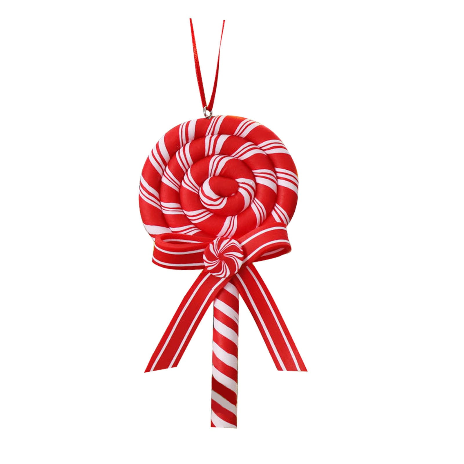 adviicd Christmas Lollipop Ornaments,Christmas Candies Polymer Clay