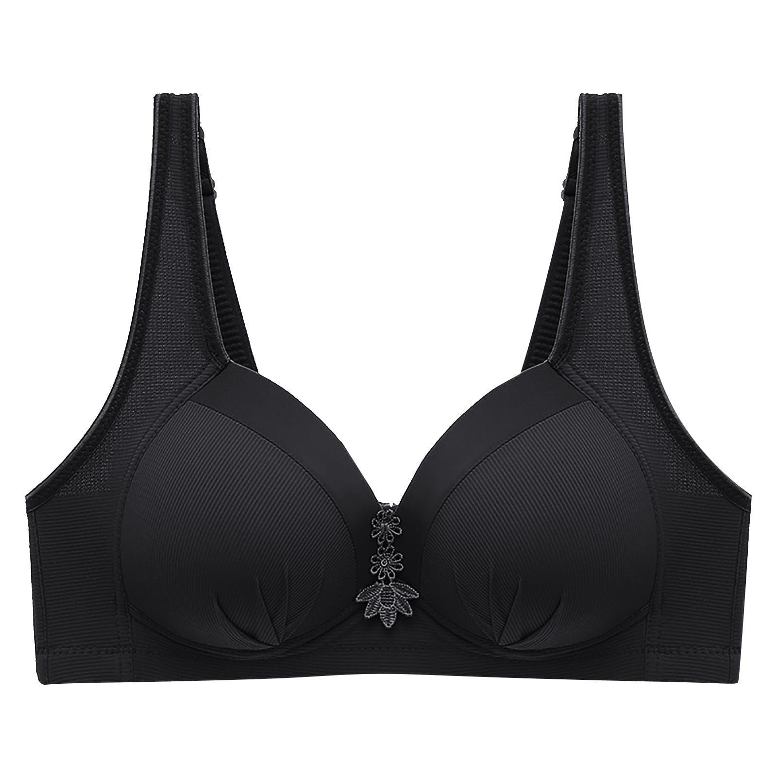 Auden Womens The Icon T-Shirt Bra Full Coverage Multiway Black