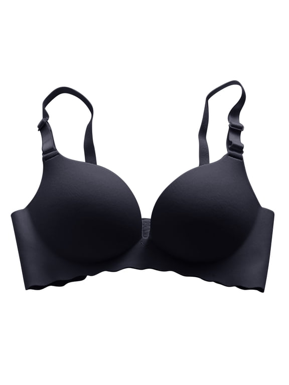 Cotton Bras for Women Women's Plus Size MagicLift Support Bra Wirefree Black 34