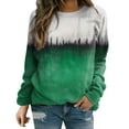 thumbnail image 1 of adviicd Crop Sweatshirts For Women Womens Plus Size Tie Dye Sweatshirt Casual Long Sleeve Crew Neck Colorblock Pullover Tops Trendy, 1 of 5
