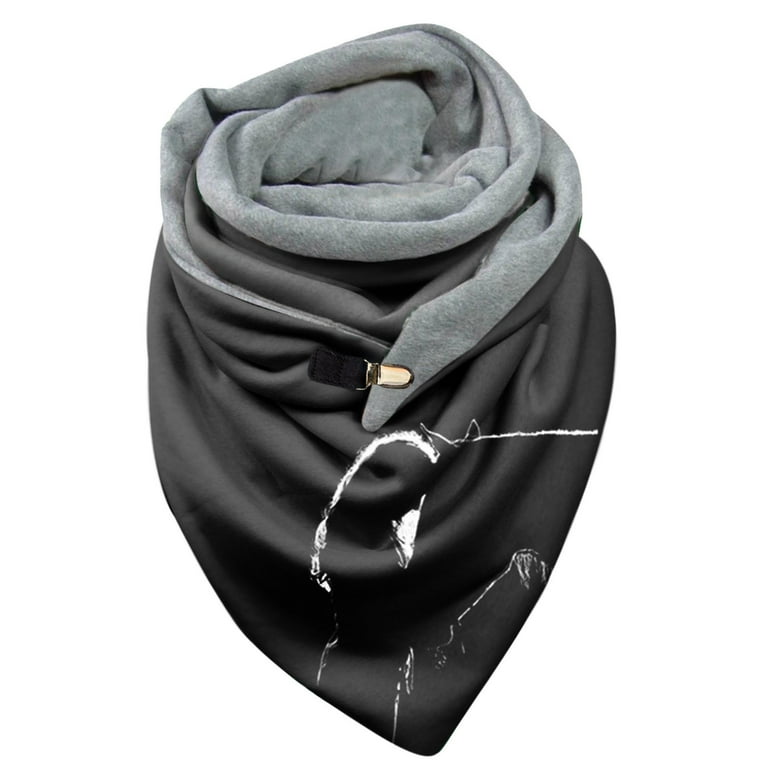 adviicd Custom Scarf Fashion Winter Wrap Women Casual Soft Button Shawls Print Warm Scarves Scarf Small Scarfs for Women Neck