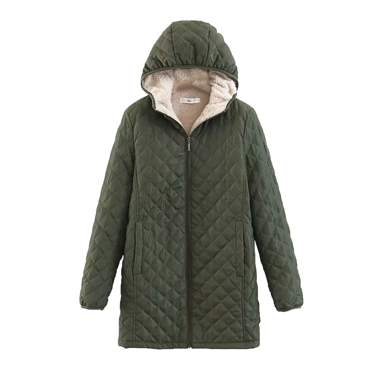 Plymouth belted cheap quilt down coat