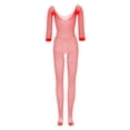 thumbnail image 1 of adviicd Fishnet Bodysuit For Women Women's Mesh Lingerie Fishnet Mini Dress Free Size Bodysuit Red One Size, 1 of 4