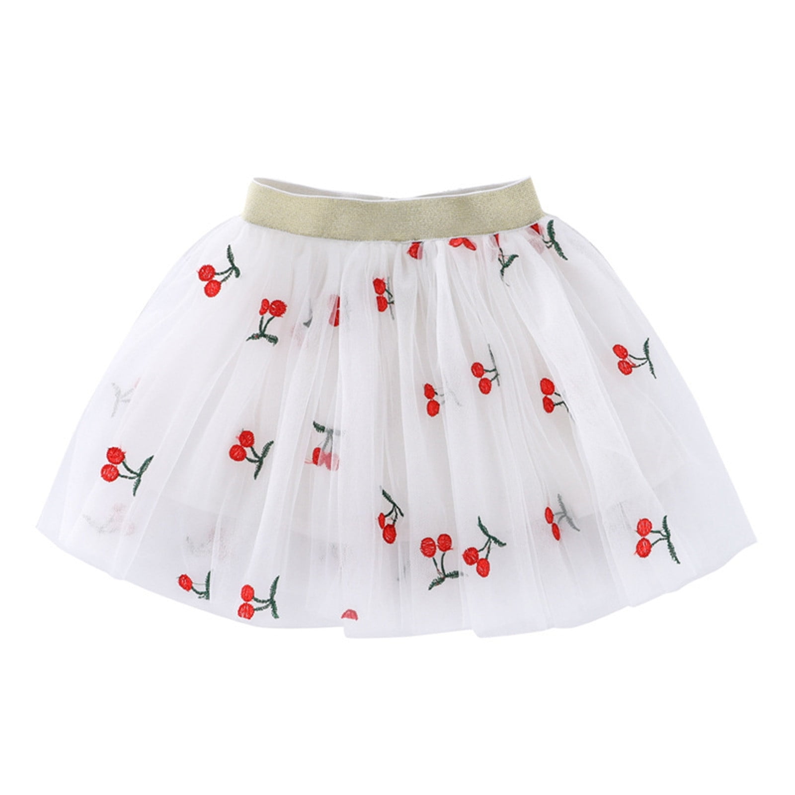 adviicd Girl Skirt Toddler Girls Tutu Skirt Kids Solid Tiered Princess ...