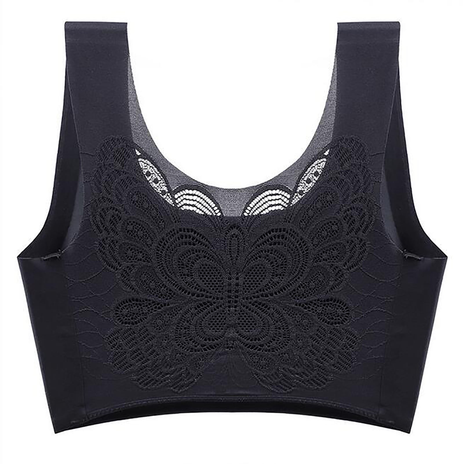 adviicd Girls Bras Women's Invisibles Comfort Seamless Wireless Skinny Strap Retro Bralette Bra Black 6X-Large - Walmart.com adviicd Girls Bras Women's Invisibles Comfort Seamless Wireless Skinny Strap Retro Bralette Bra Black 6X-Large - Walmart.com