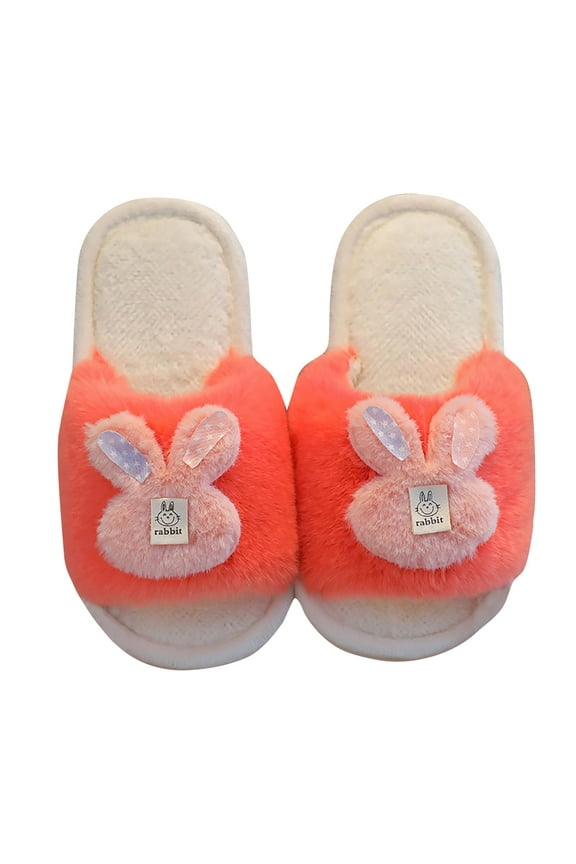 Girls House Slippers Kids Slides Slipper Anti Slip Open Toe Summer Beach Sandals for Boys Girls Soft and Comfy (Watermelon Red,9)