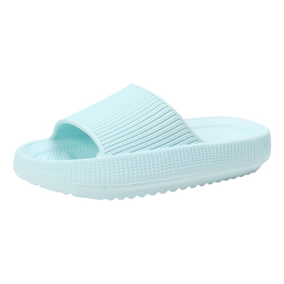 adviicd Girls House Slippers Sandal for Kids Anti-Skid Beach Slippers Open Toe Quick Drying Sandal for Girls and Boys (Light Blue,2.5)