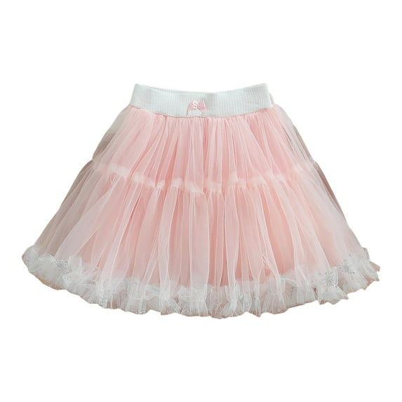 adviicd Girls Skirt Girls Sequin Skirts Toddler Tutu Skirt Tulle Dance Skirts Girls Birthday Fashion Clothes (Red,12-18 Months)