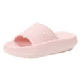 thumbnail image 1 of adviicd Girls Slippers Sandal for Kids Anti-Skid Beach Slippers Open Toe Quick Drying Sandal for Girls and Boys (Pink,1.5), 1 of 6