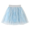 thumbnail image 1 of adviicd Girls skirts Neutral Baby Clothes Girl's High Waist Flowy Pleated Chiffon Maxi Skirt Blue 8-9 Years, 1 of 1