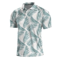 adviicd Golf Polo Shirts for Men Mens Polo Shirts Moisture Wicking Dry Fit Performance Mens Golf Shirt Regular Fit Fashion Short Sleeve Polo (Light Green,XXXL)