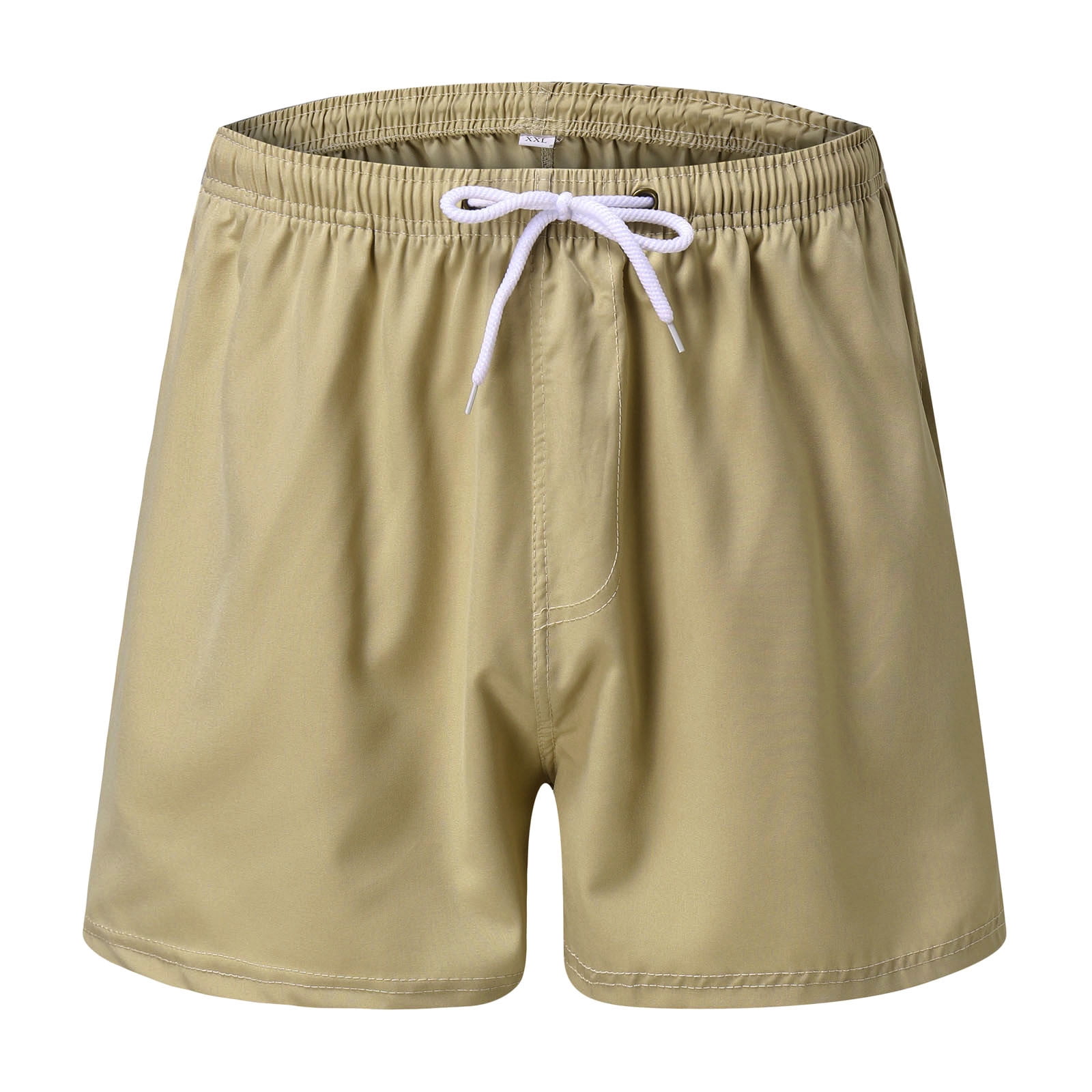 Amazon Mens Shorts Cotton Elastic Waist Mens Stretch Shorts