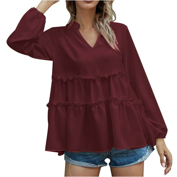 adviicd Green Blouses for Women Women's Long Sleeve Tunic Shirt Pleated Mesh Blouses Fall Floral Tops Black Blouse