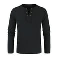 thumbnail image 1 of adviicd Grunt Style Shirts For Men Mens Fishing Shirts Long Sleeve UPF 51 Sun Potection UV Shirts for Hiking Work Button Down Shirts with Velcro Pockets Black XL, 1 of 5