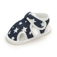 thumbnail image 1 of adviicd Hard Bottom Baby Shoes Baby Sneakers 12-18 Months Unisex Baby Girls Boys Shoes Soft Sole Canvas First Walkers Sneakers B 12 Months, 1 of 5