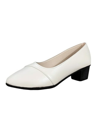 White heels for teens clearance