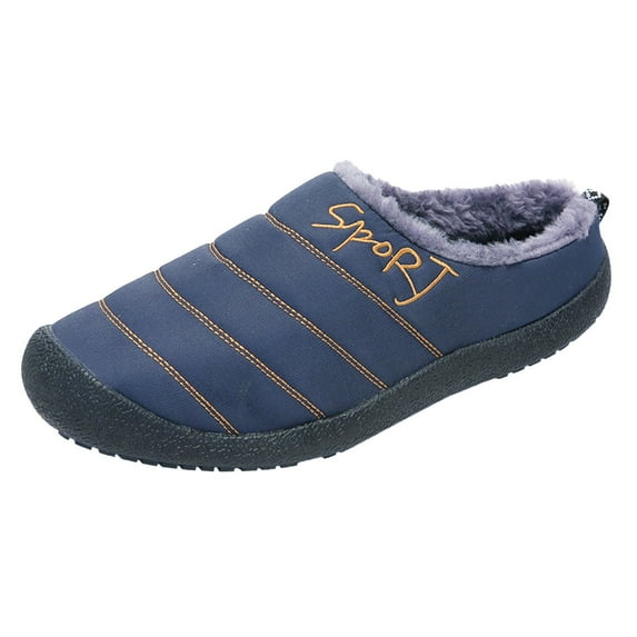 adviicd House Slippers for Women Fluffy Sliders Slippers for Women Womens Slippers Warm Winter Flats Shoes For Women's Slippers Size 7 And A Half