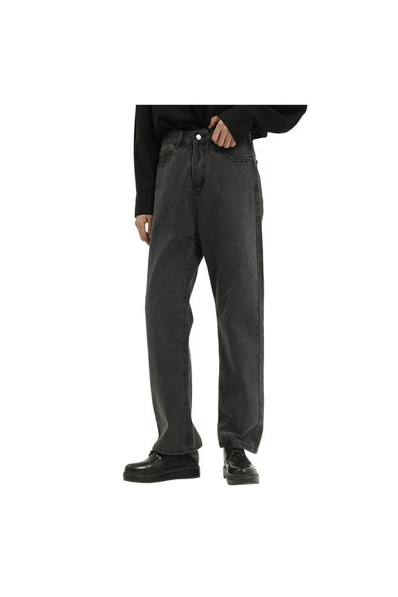 Jeans for Men Men's Relaxed Fit Pocket Jean (Grey,XL)