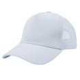 thumbnail image 1 of adviicd Kids Baseball Hat Toddler Hats Toddler Baseball Cap Washed Cotton Washed Adjustable Caps Hats for Toddler Boys Girls (White,One Size), 1 of 3