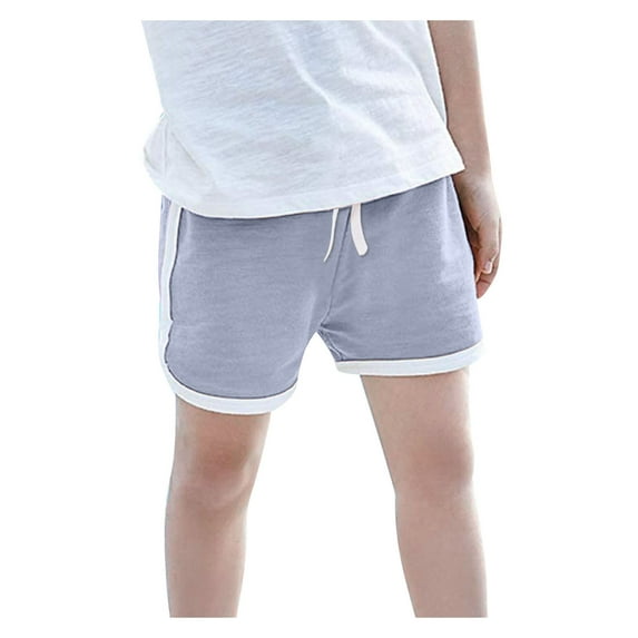 adviicd Kids Shorts Girls Girls Casual Shorts Athletic Dance Tennis Cheer Shorts Running Preppy Sports Clothes (Grey,6-12 Months)